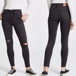 Madewell A8535 Black High Riser Skinny Jeans Size 24